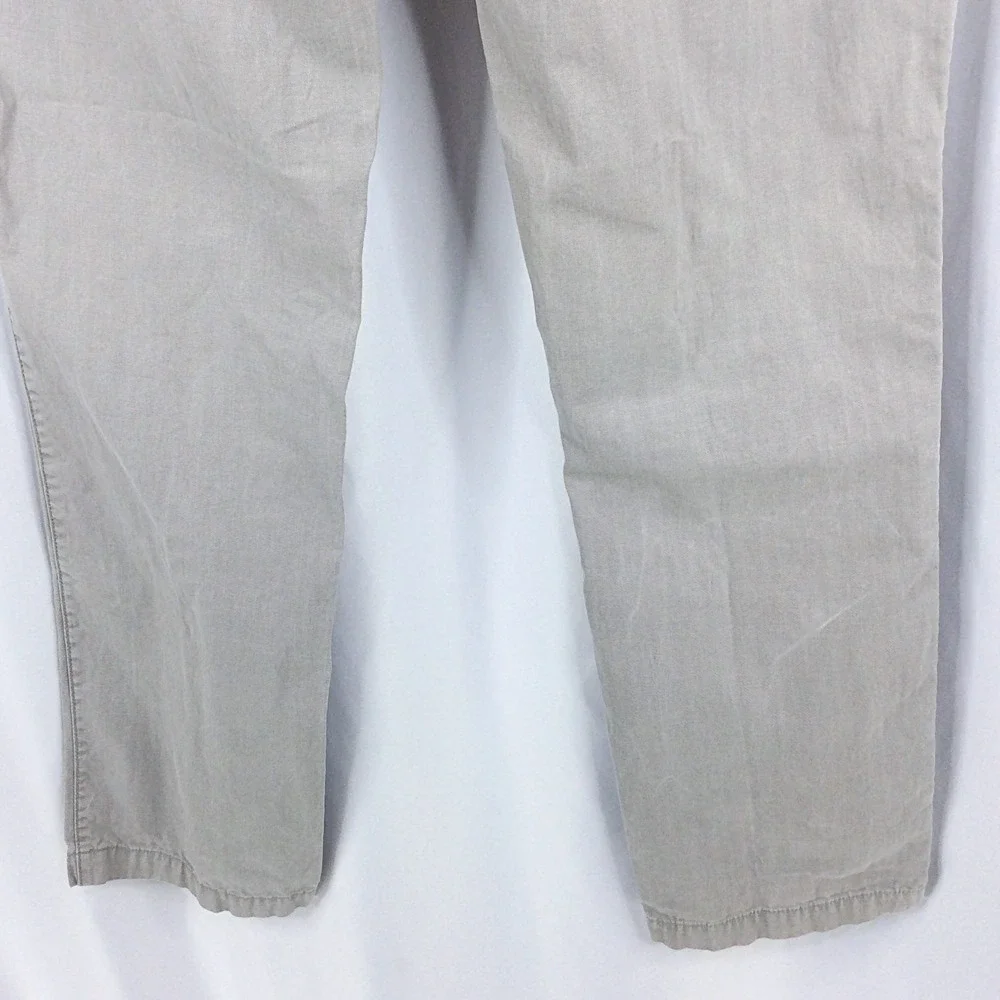 Banana Republic Aiden Pant Men's Size 32x32 Gray Flat Front Chino